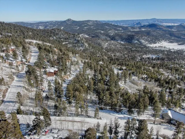 a view of city and mountain