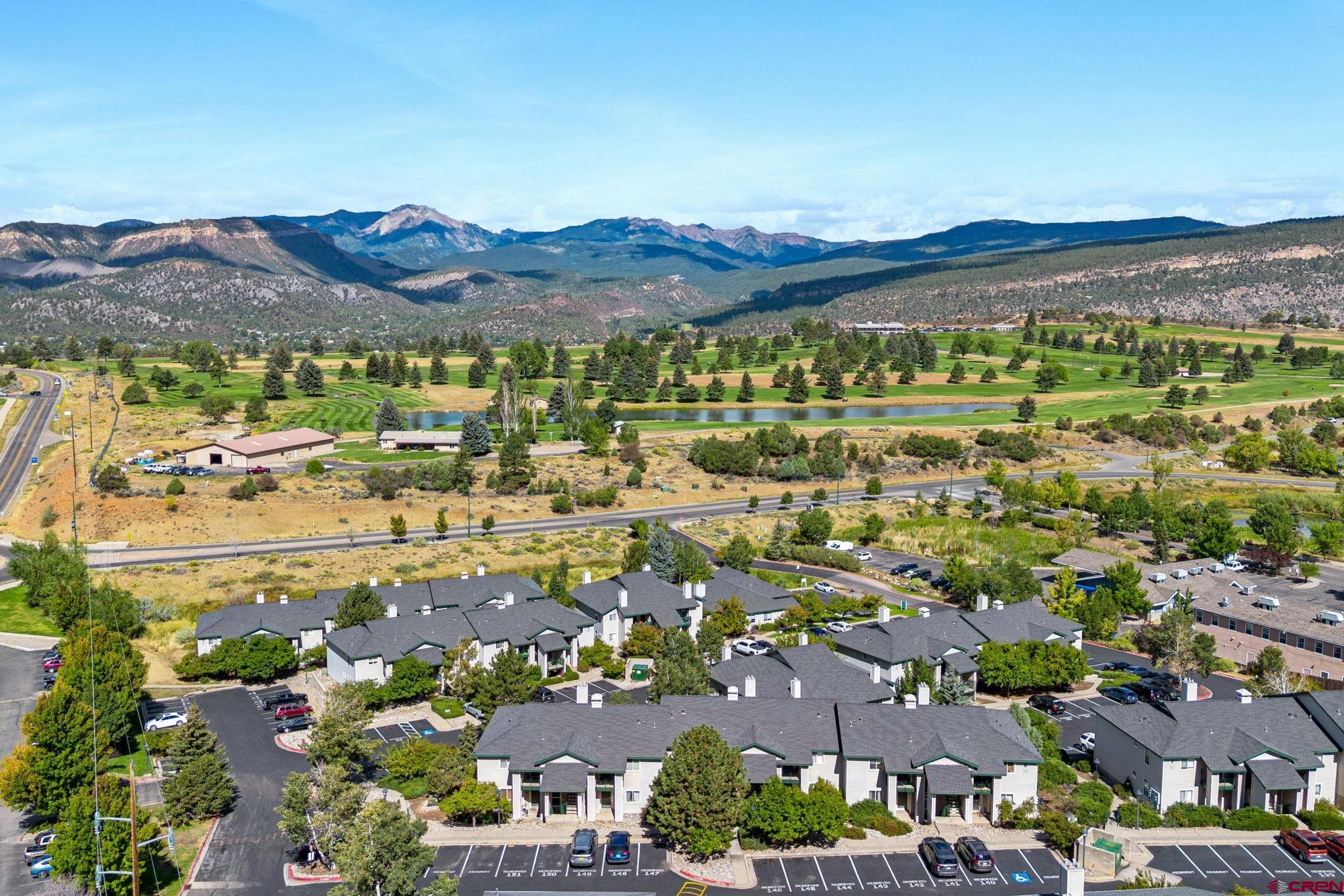 1100 Goeglein Gulch Road, Unit 225 Durango, CO 81301 - Photo 5 of 44 an aerial view of residential houses with outdoor space and street view