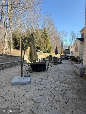 a view of outdoor space with seating