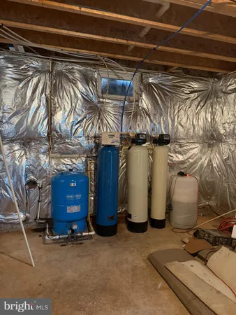 a view of storage and utility room