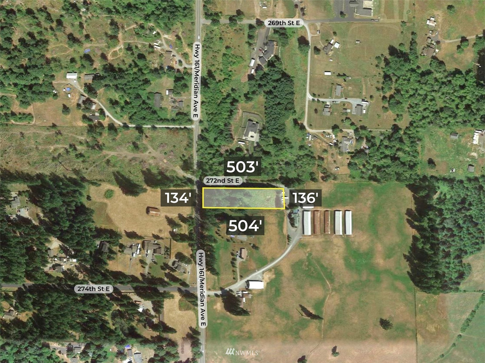10312 272nd Street East Graham, WA 98338 - Photo 3 of 27 a close up of a street sign