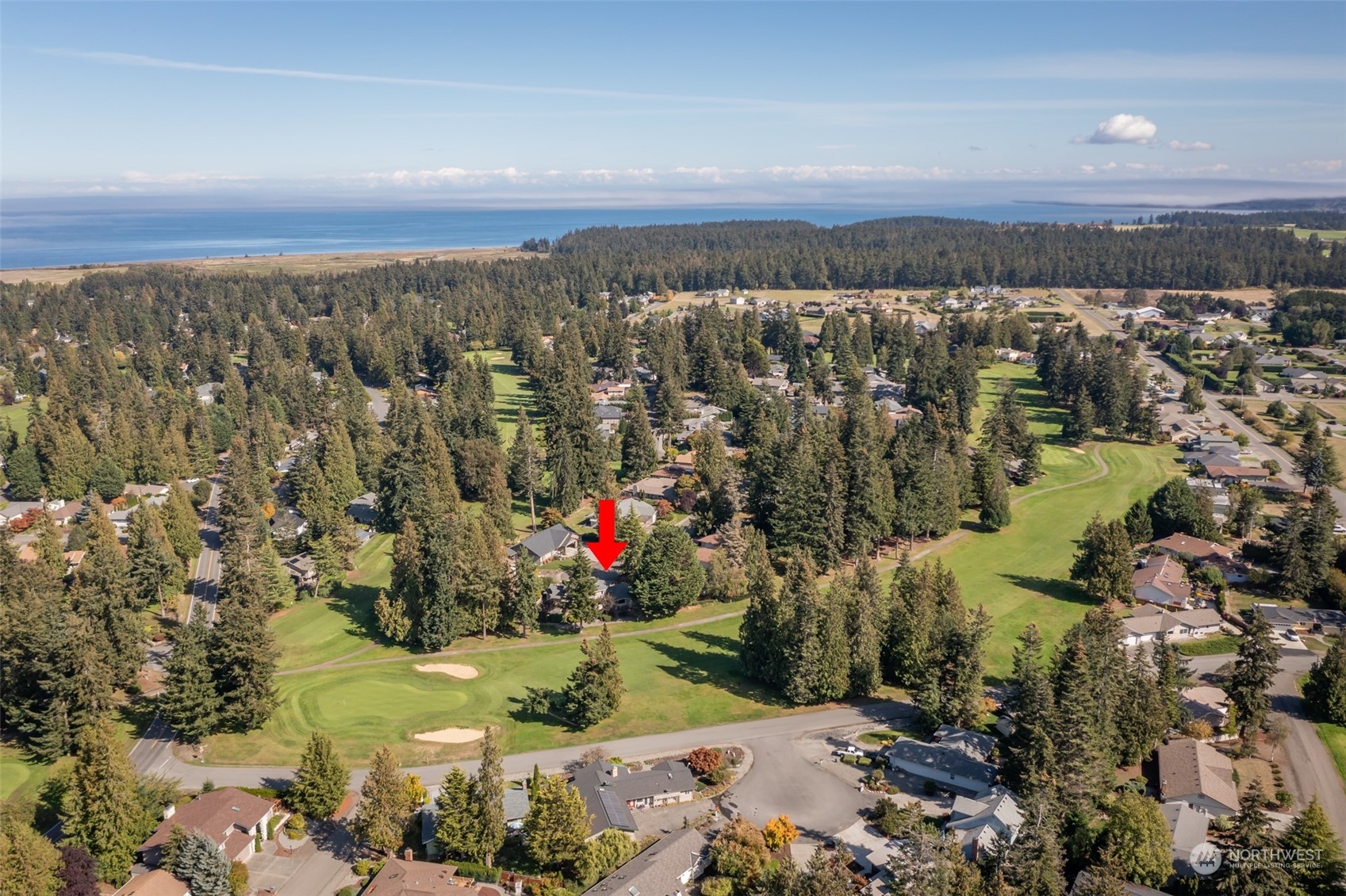 117 Williams Place Sequim, WA 98382 - Photo 39 of 40 view of city and mountain