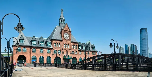 a view of a building with many windows