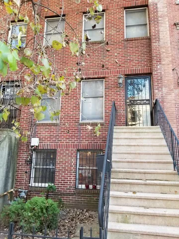 a front view of a building