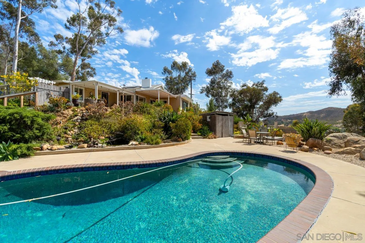 11305 Manzanita Road Lakeside, CA 92040 - Photo 54 of 69 a view of swimming pool from a garden