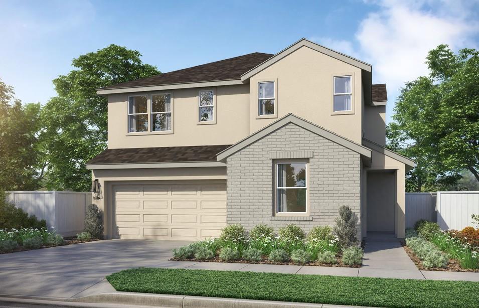 4170 Joseph Lane Madera, CA 93636 - Photo 1 of 13 a front view of a house with a yard and garage