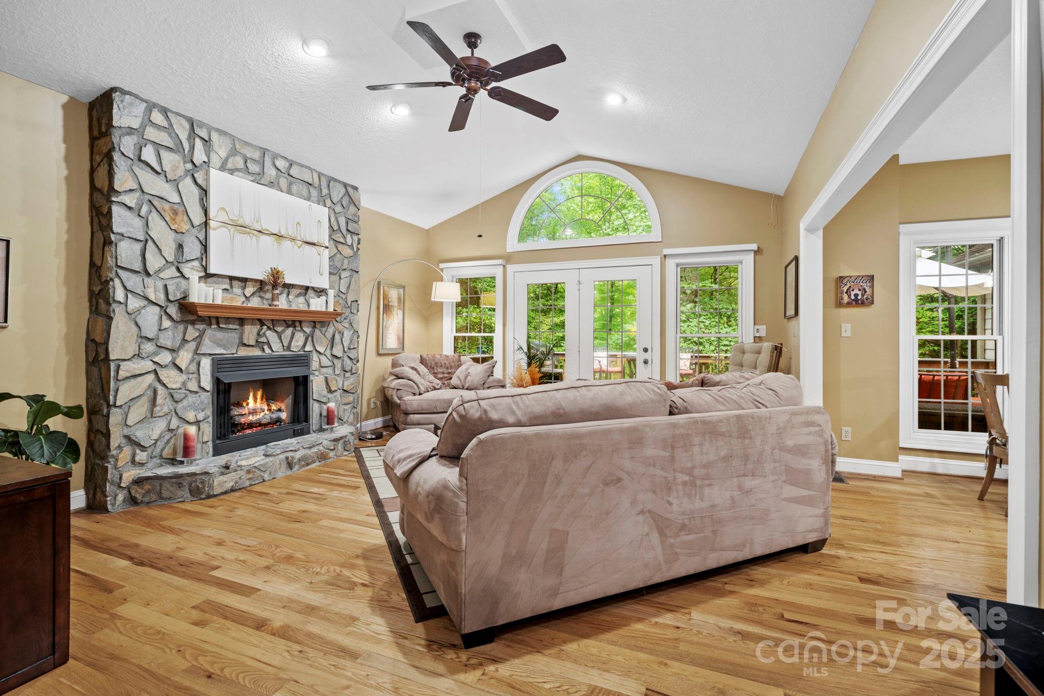 458 Blue Mist Way Arden, NC 28704 - Photo 9 of 47 a living room with furniture and a fireplace