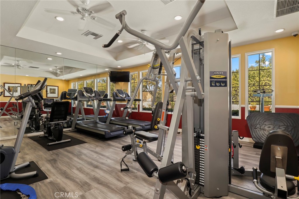 20000 Plum Canyon Road, Unit 1722 Saugus, CA 91350 - Photo 26 of 30 a view of a room with gym equipment