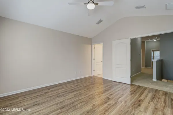wooden floor in an empty room