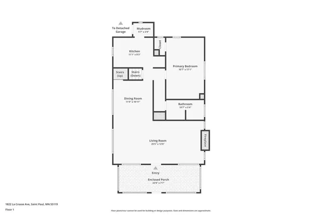 $314,900 | 1822 Lacrosse Avenue, St. Paul, MN 55119