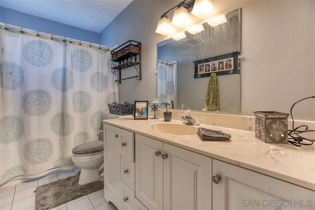 1906 Tavern Road Alpine, CA 91901 - Photo 10 of 16 a bathroom with a sink a toilet and a mirror