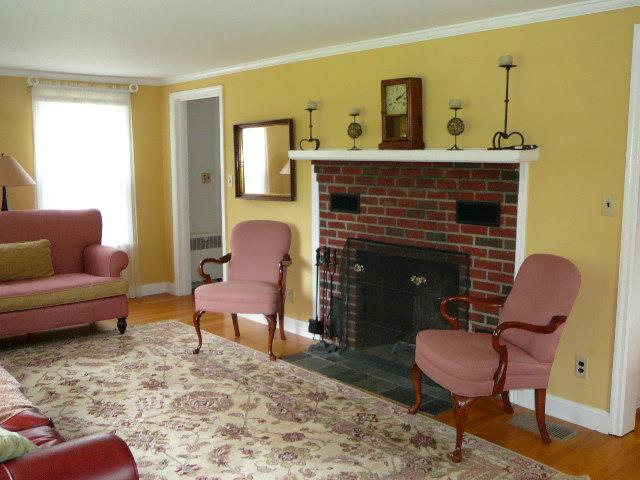 23 Old Mill Pond Road Sheffield, MA 01257 - Photo 2 of 7 living room with fire place