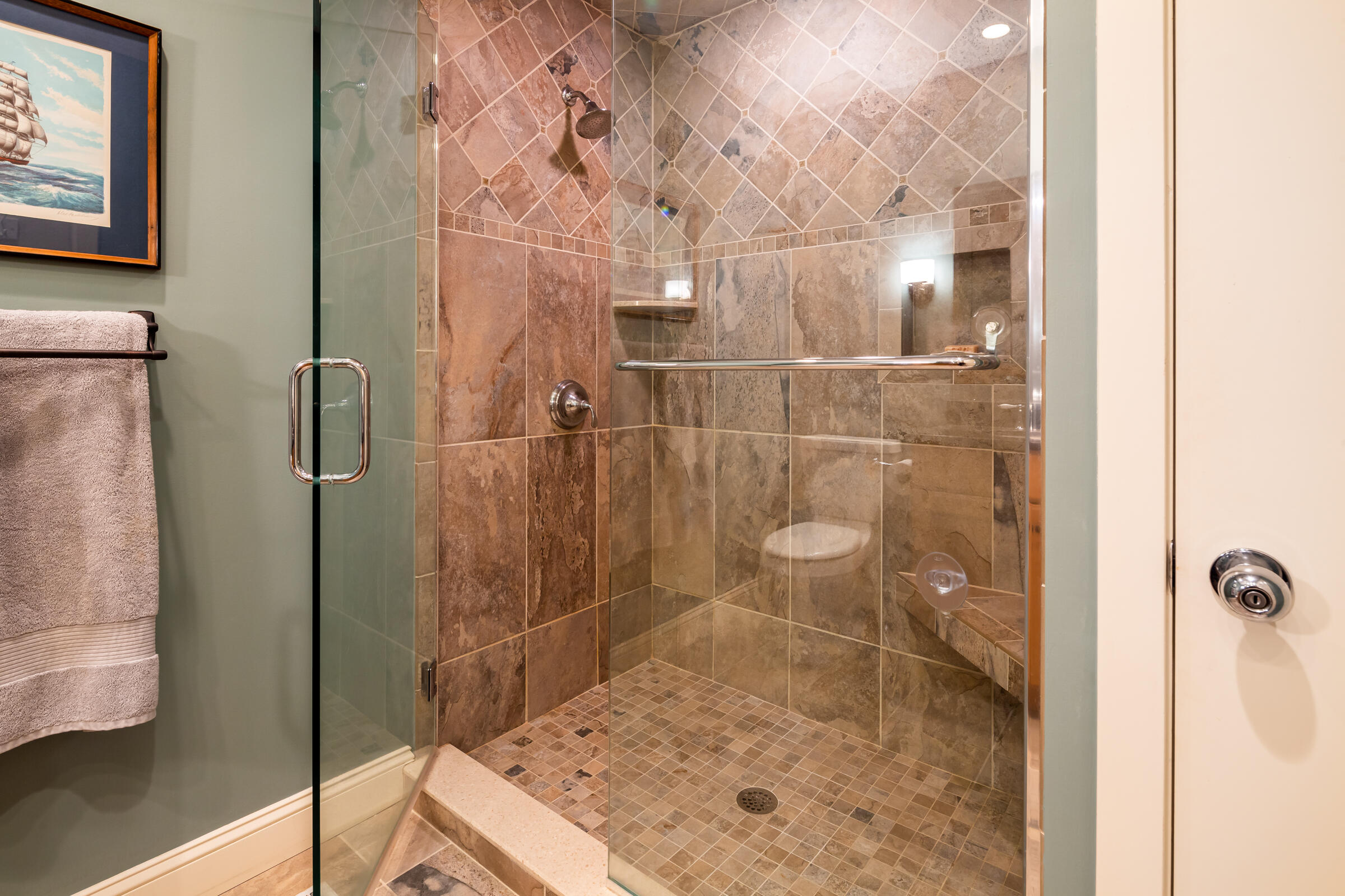 31 Wheeler Drive Brewster, MA 02631 - Photo 29 of 39 a bathroom with a sink and shower