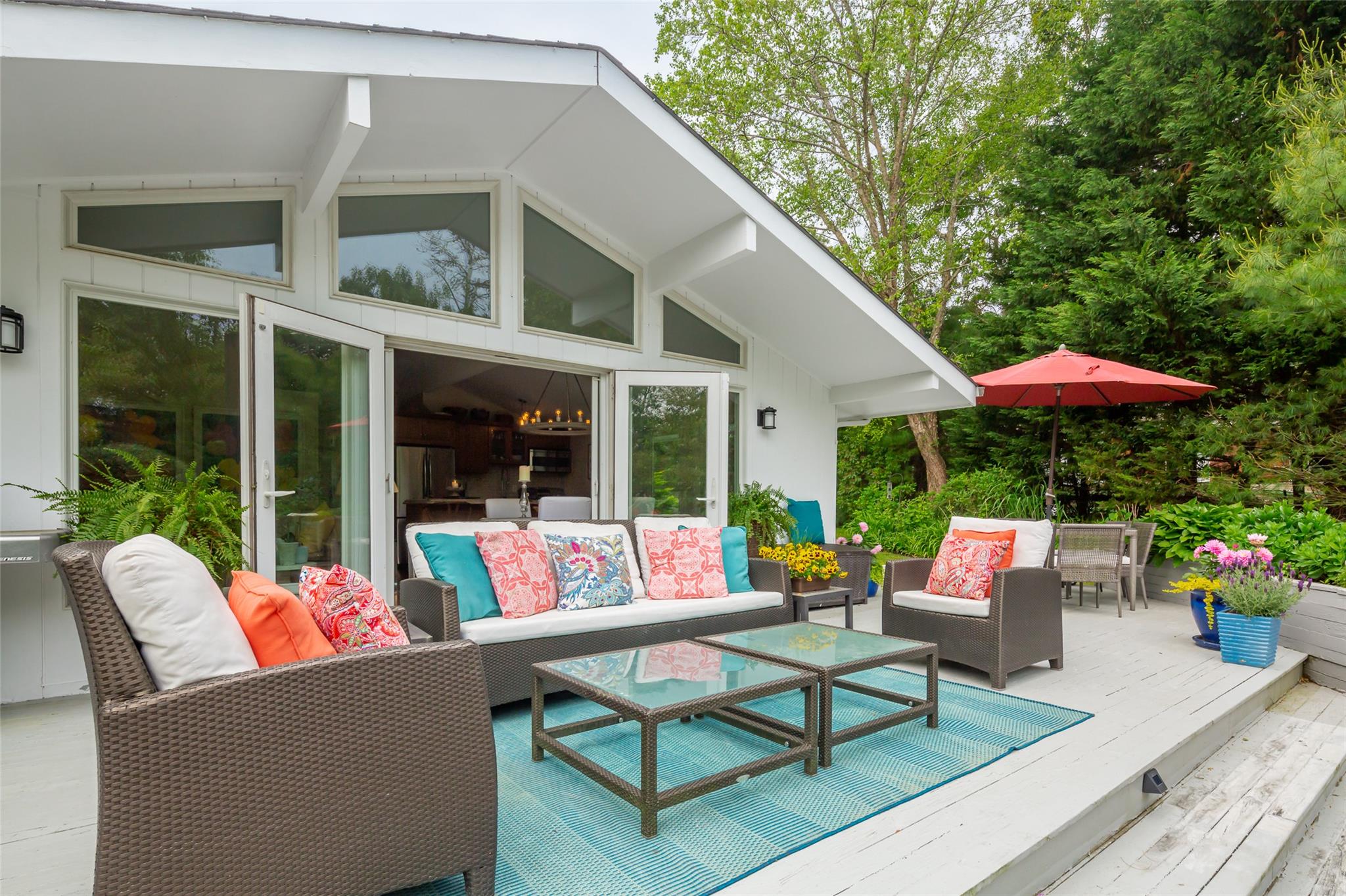 21 Hillover Road East Hampton Bays, NY 11946 - Photo 30 of 33 a outdoor space with patio the couches and a potted plant