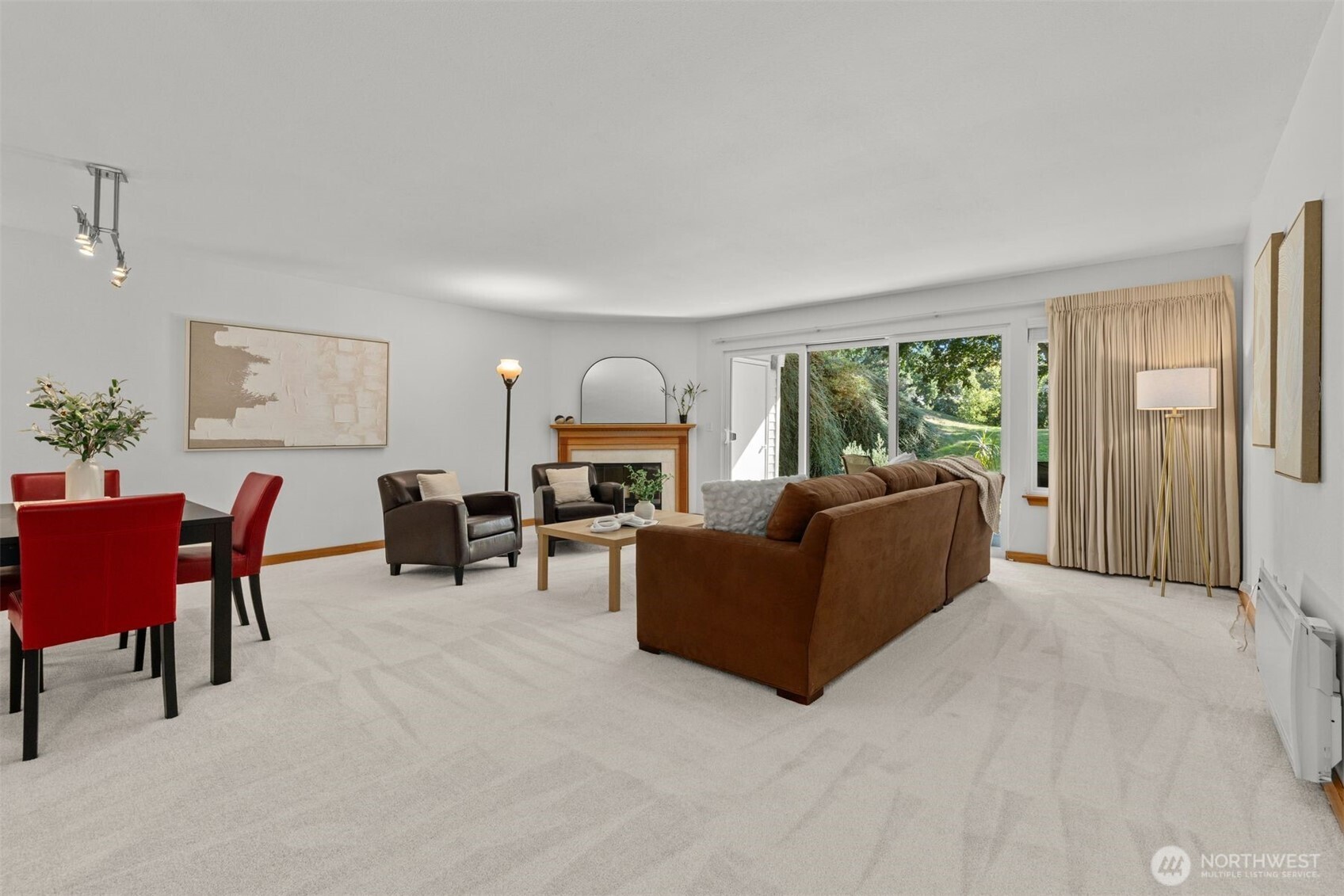 6423 Sand Point Way Northeast Seattle, WA 98115 - Photo 7 of 40 a living room with furniture and a large window