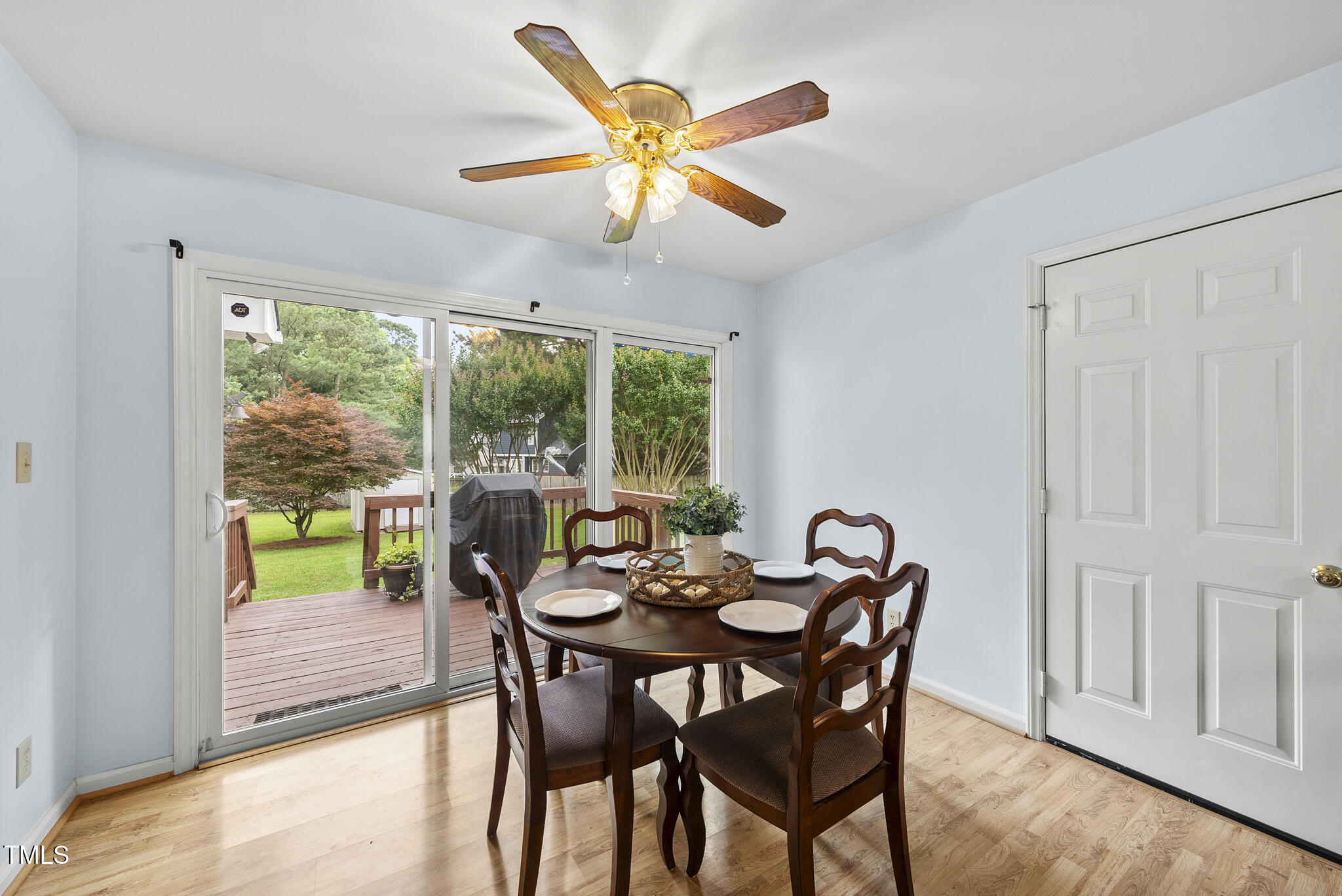 1609 Forest Road Wake Forest, NC 27587 - Photo 3 of 22 a dining room with furniture garden view and a garden