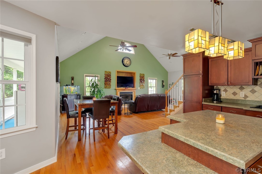 14498 Scotts Lane Carson, VA 23830 - Photo 17 of 44 a view of a dining room with furniture window and wooden floor
