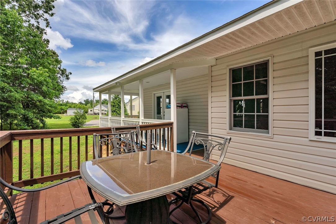 14498 Scotts Lane Carson, VA 23830 - Photo 38 of 44 a view of a balcony with furniture
