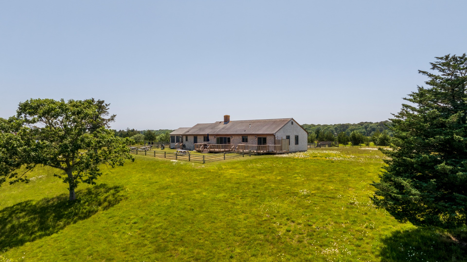 104 Pond View Farm Road West Tisbury, MA 02568 - Photo 54 of 55 a view of a house with a yard