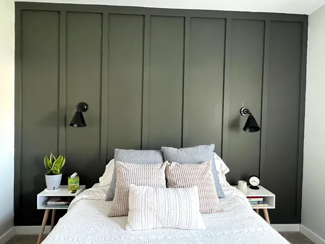 a living room with a fireplace