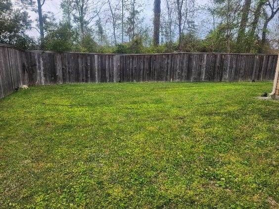 114 Silver Sky Street Conroe, TX 77304 - Photo 36 of 36 a view of garden with wooden fence
