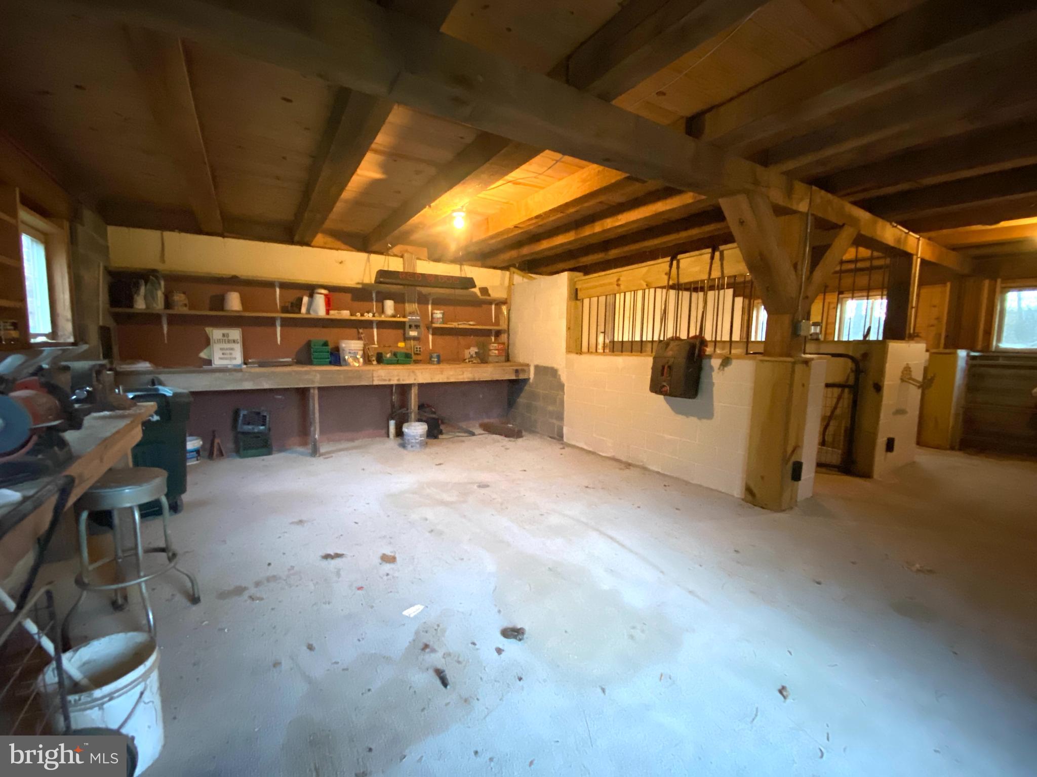 590 Indiana Road Landisburg, PA 17040 - Photo 105 of 128 Bank barn lower level workshop/tack area