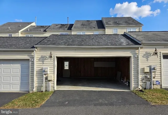 a view of a car garage