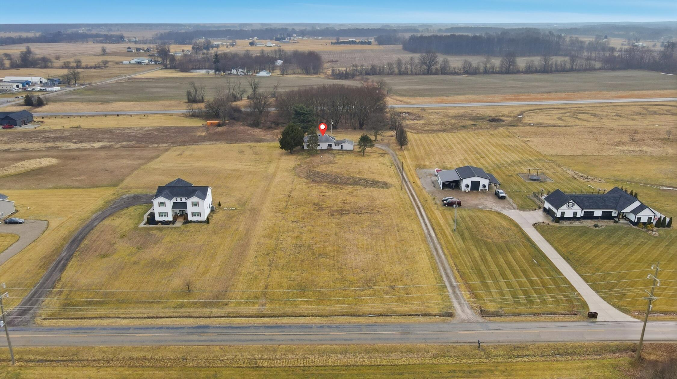 4840 Tschopp Road Northeast Lancaster, OH 43130 - Photo 54 of 58 Aerial View (from West) - 4840 Tschopp Road NE, Lancaster, OH 43130