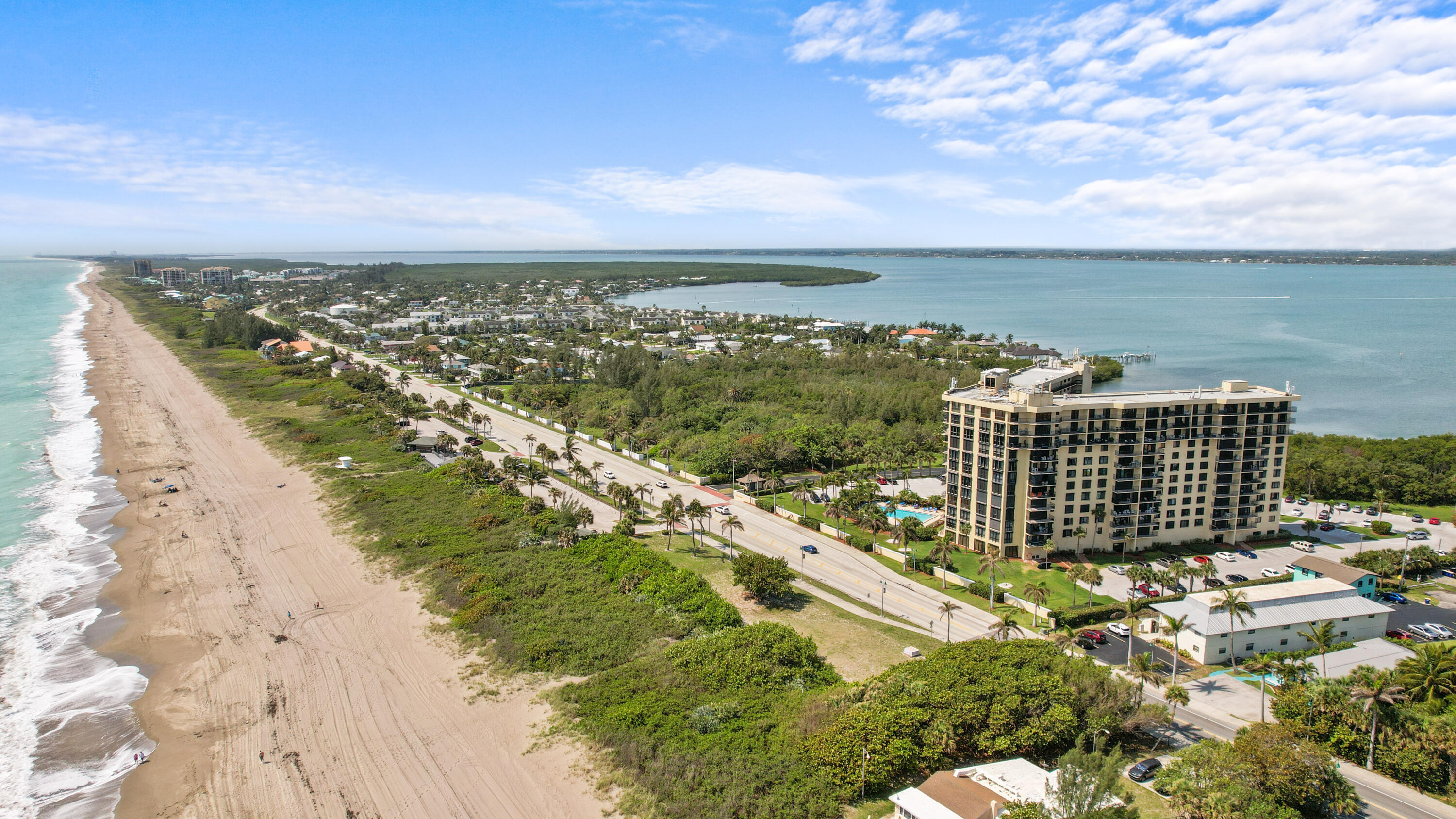 711 South Ocean Drive, Unit B Fort Pierce, FL 34949 - Photo 16 of 21 a view of a city with ocean