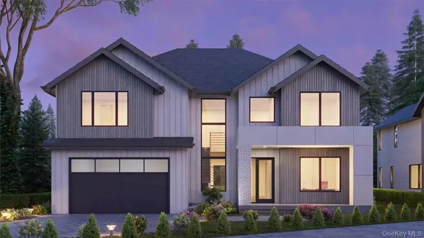 a front view of house with a yard