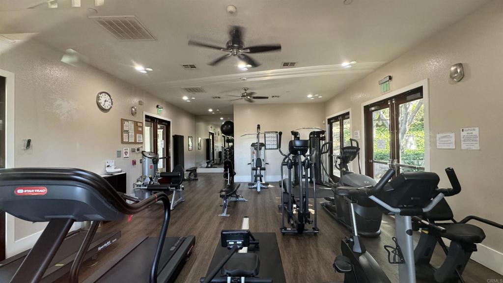 7618 Circulo Sequoia Carlsbad, CA 92009 - Photo 43 of 45 a view of a room with gym equipment