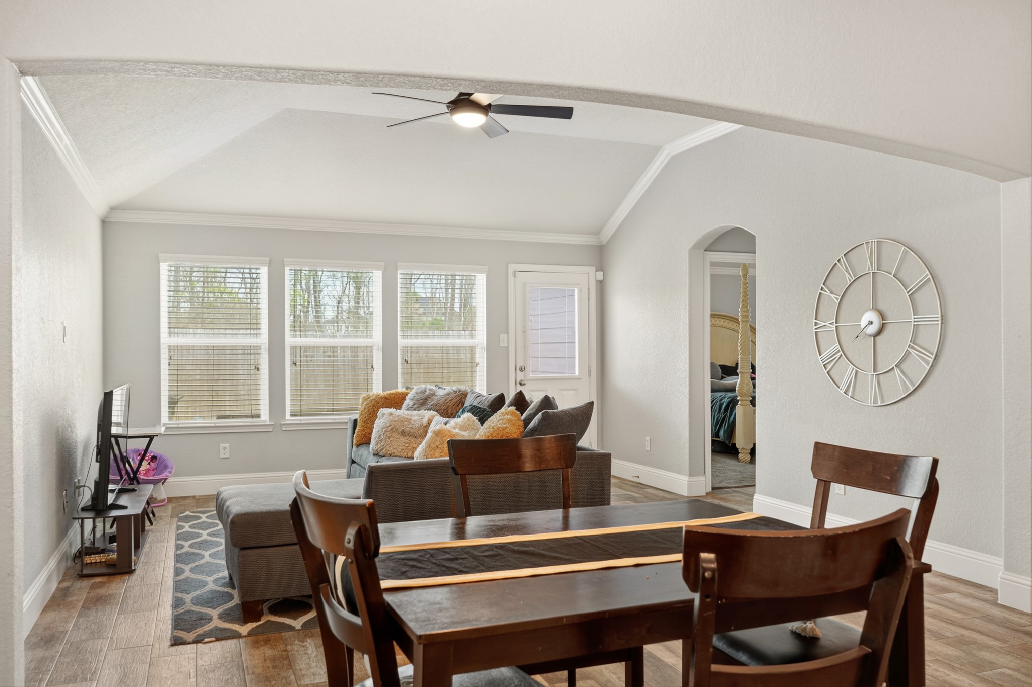 29446 Ridge Clearing Trail Spring, TX 77386 - Photo 15 of 28 Dining space conveniently located between the kitchen and living room for easy entertaining.