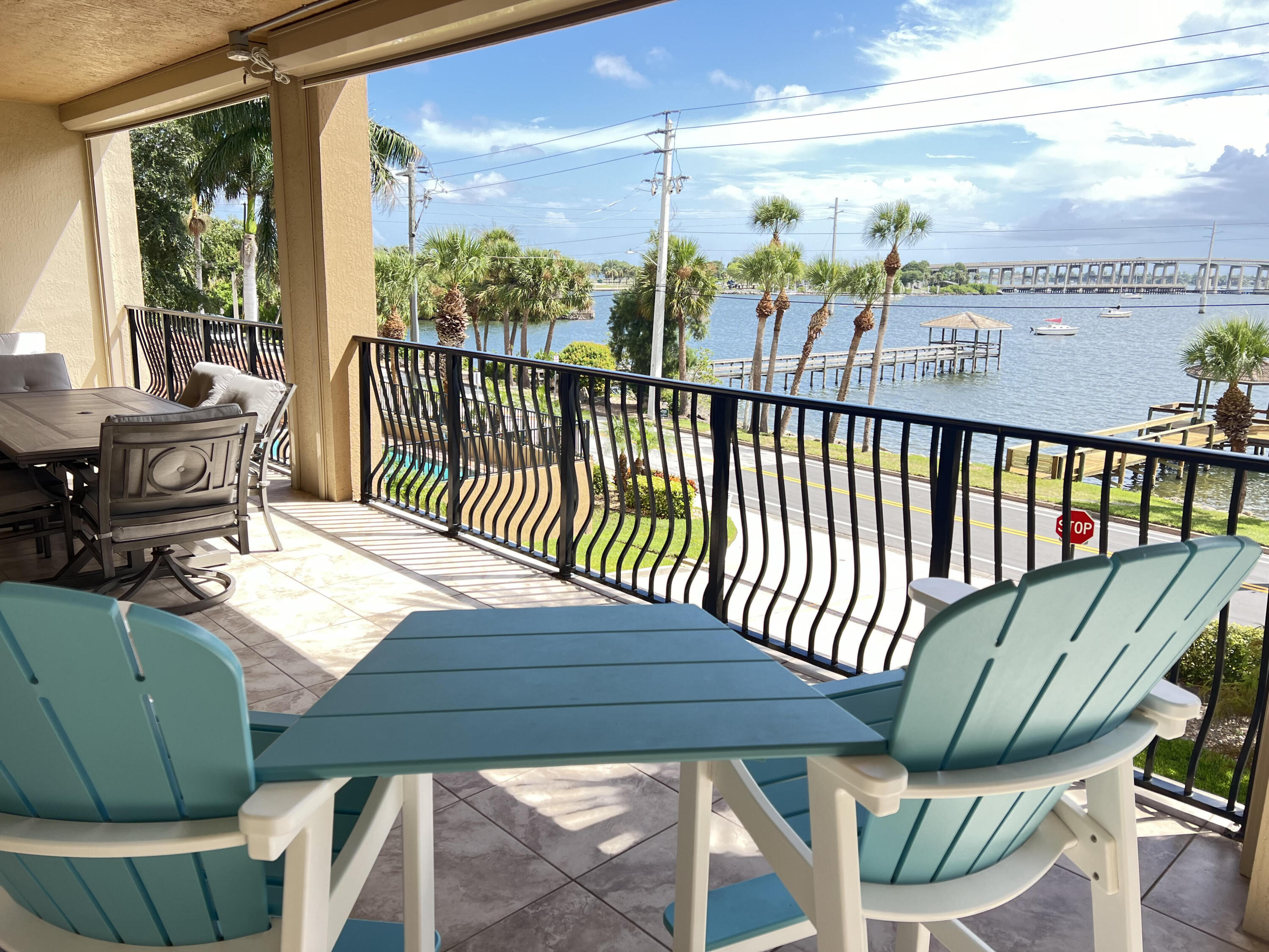 29 Riverside Drive, Unit 201 Cocoa, FL 32922 - Photo 1 of 46 a view of a balcony with furniture