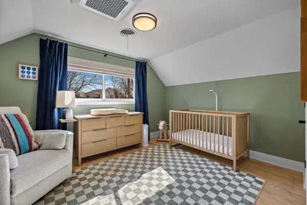 a room with furniture and a window