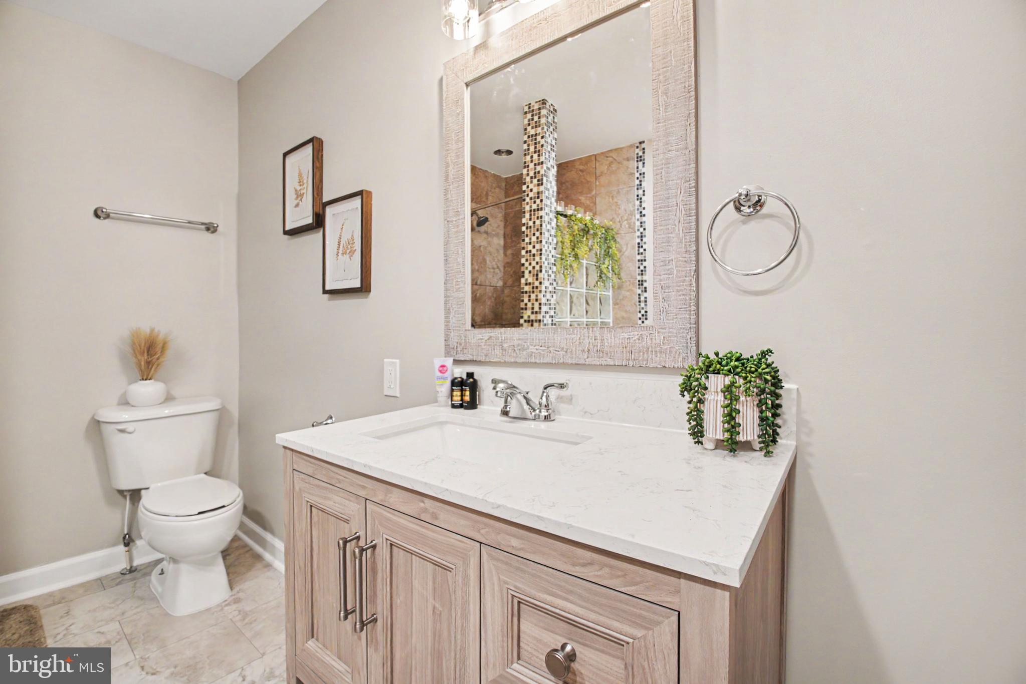 10224 Mill Pond Road Spotsylvania, VA 22551 - Photo 19 of 52 Primary Bath w/UPDATED Vanity w/Quartz Top