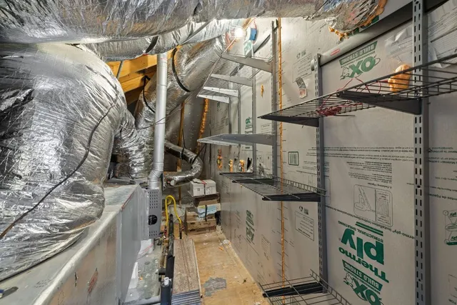 a view of a pathway of a building