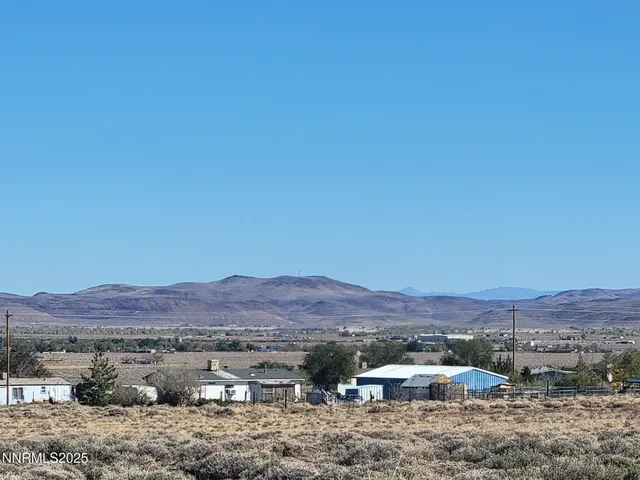 a view of city and mountain