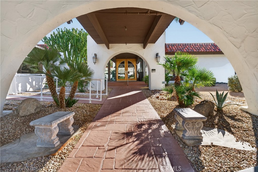 9640 Hoylake Road Desert Hot Springs, CA 92240 - Photo 38 of 46 a front view of a house