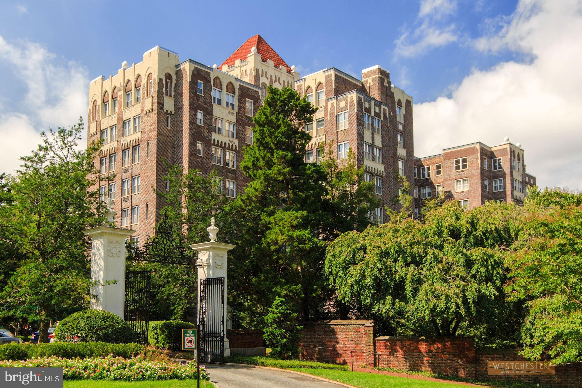 4000 Cathedral Avenue Northwest, Unit 17B Washington, DC 20016 - Photo 2 of 35 a view of a tall building next to a road