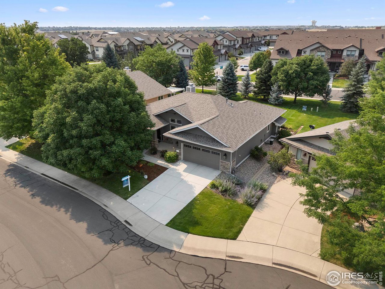 6427 Half Moon Bay Drive Windsor, CO 80550 - Photo 3 of 33 an aerial view of a house