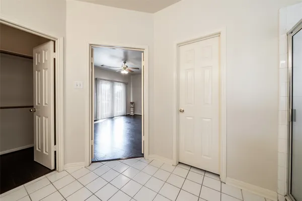 a view of an empty room