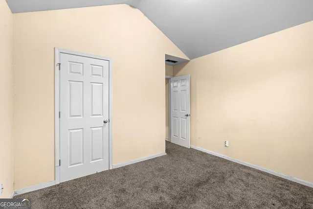 a view of an empty room