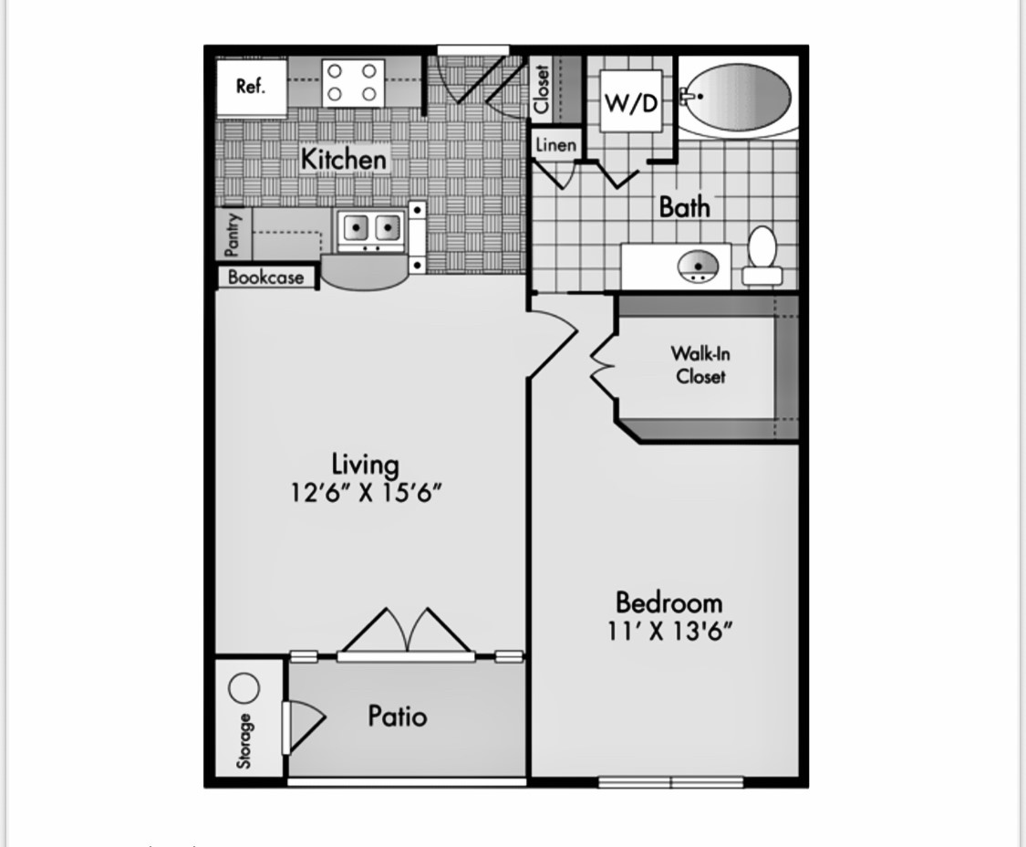 5353 Memorial Drive, Unit 4075 Houston, TX 77007 - Photo 8 of 24 a picture of a bench in a building