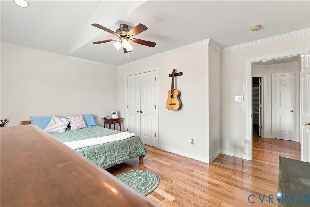 197 Goshen Road Cumberland, VA 23040 - Photo 40 of 70 Bedroom featuring light wood-finish flooring, whit