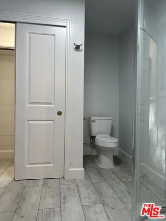 a bathroom with a toilet
