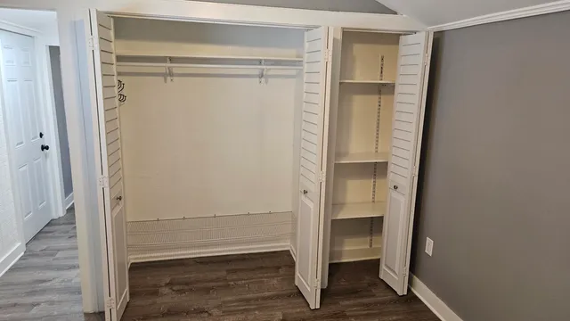 a bathroom with shower