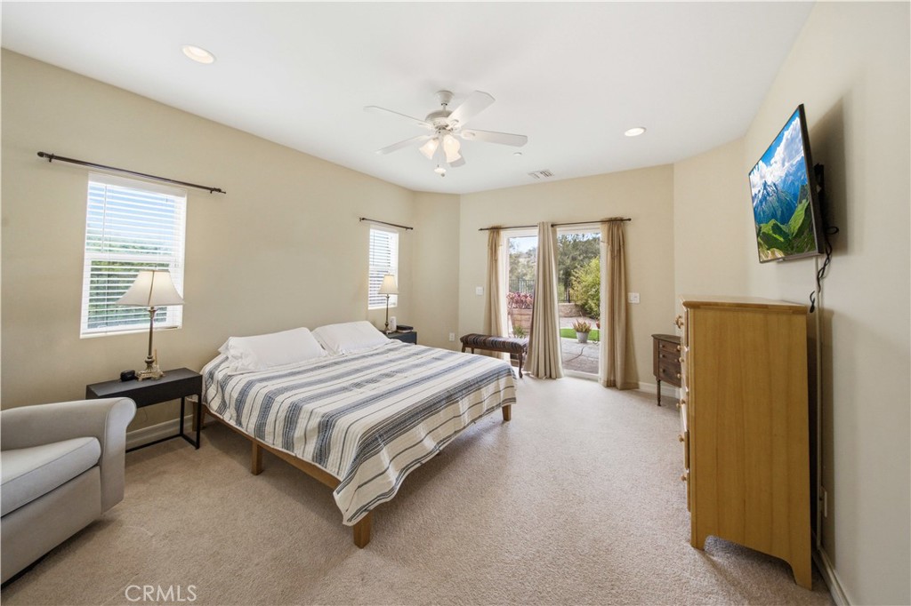 13675 Davenport Road Agua Dulce, CA 91390 - Photo 13 of 51 Primary bedroom/ access to yard