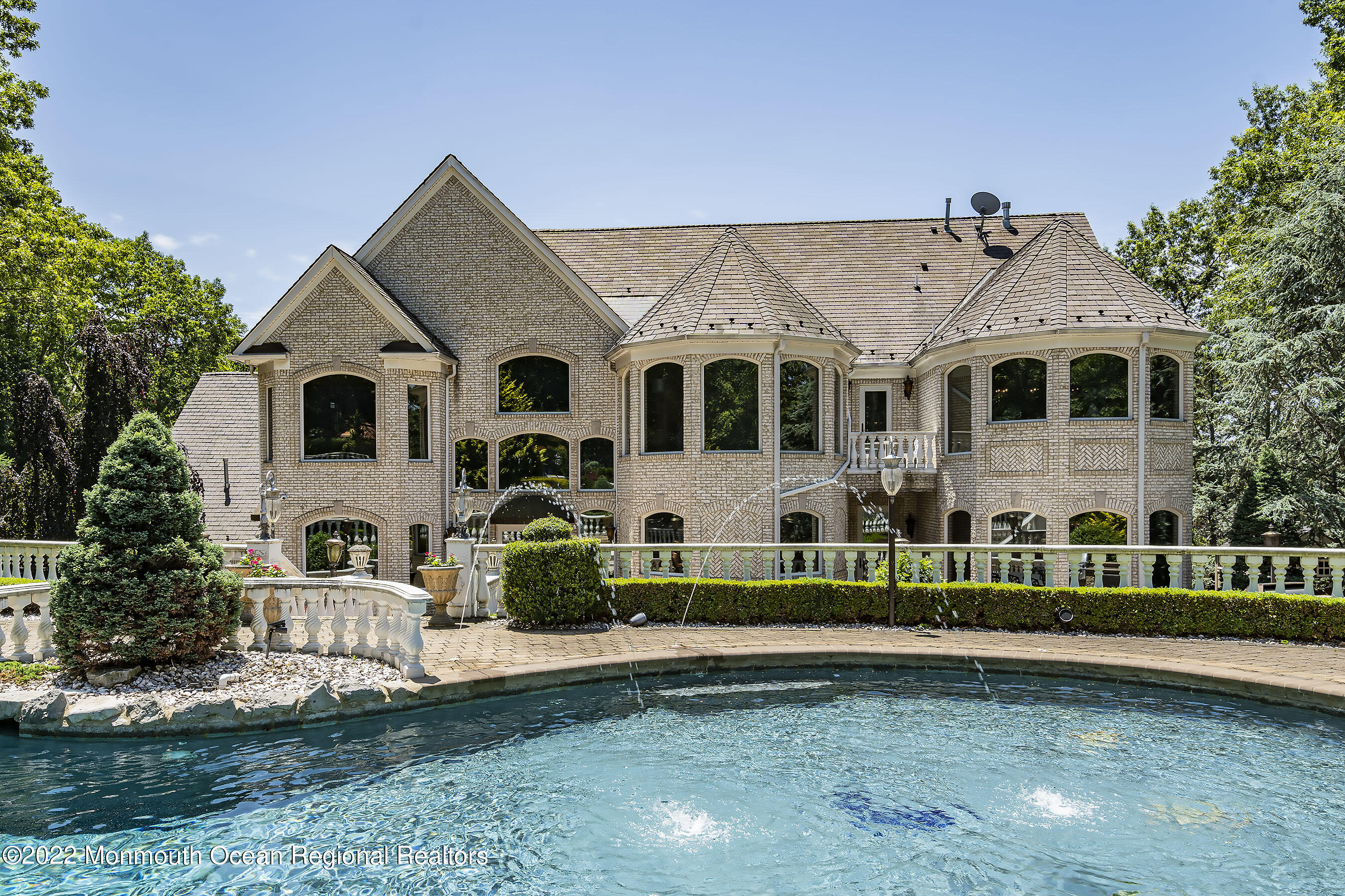 101 School Road Marlboro, NJ 07746 - Photo 51 of 80 111-111-Rear Pool with Fountains 2