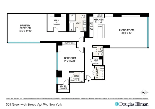 $3,295,000 | 505 Greenwich Street, Unit 9A | Hudson Square