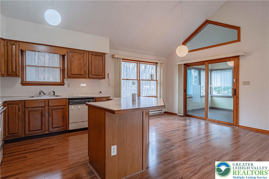 53 Panther Run Road Jim Thorpe, PA 18229 - Photo 17 of 53 a open kitchen with granite countertop wooden cabinets a sink and dishwasher